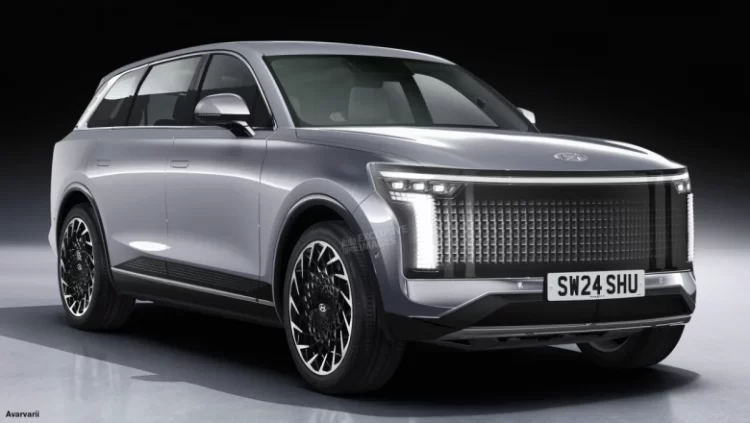 Hyundai Ioniq 7. (Exclusive image Autoexpress)