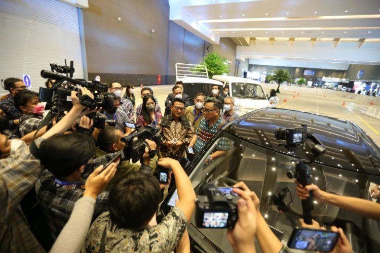 Ketum Periklindo Moeldoko di pembukaan PEVS 2022. (ist)