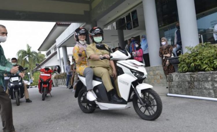 Ilustrasi motor Gesits. (gesitsmotor.com)