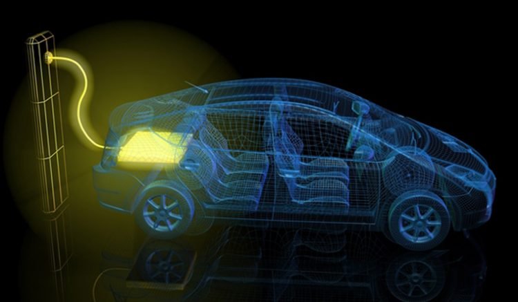 Ilustrasi pengecasan mobil listrik super cepat. (theweek.in)