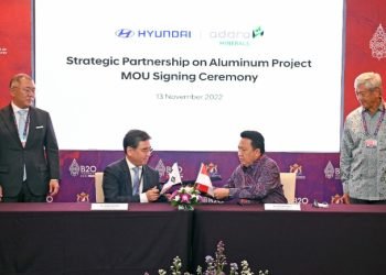 Hyundai Amankan Pasokan Aluminium dari Adaro