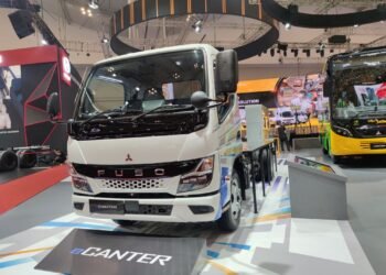 Fuso Canter Listrik Terbaru Nongol di GIIAS, Speknya Gila Brooooo