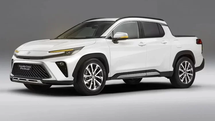 Render pickup Toyota Corolla Cross. (autoevolution)
