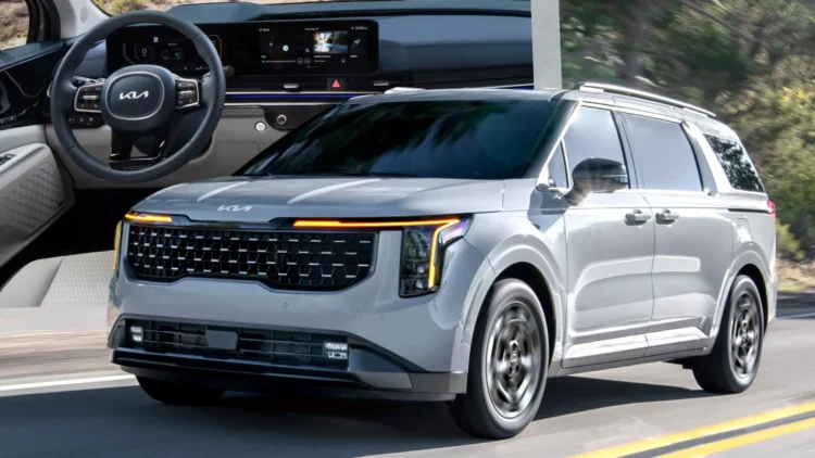 Kia Carnival Hybrid. (Carscoops)