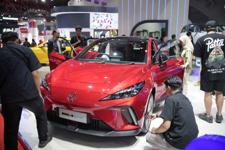 MG 4 EV di Ajang IIMS 2024. (ist)