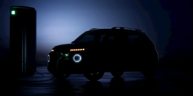 Teaser Hyundai Inster EV. (electrek)