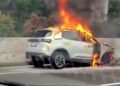 Keamanan Chery Tiggo Cross CSH Dipertanyakan Usai Terbakar Hebat di Tol Jagorawi