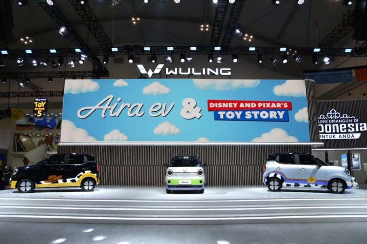 Wuling Resmikan Aira ev yang Terinspirasi dari Disney and Pixar’s Toy Story 5 di GIIAS 2026. (Foto: Wuling)
